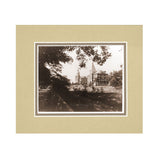 Auburn College Street Lawn View of Samford and Hargis Hall 1920's Framed Vintage Photo