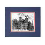 Auburn Samford Hall 1920's Framed Spirit Photo