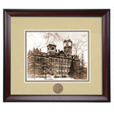 Auburn University Samford Hall 1920's Framed Vintage Photo in Sepia