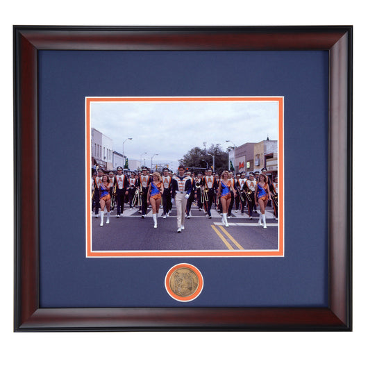 Auburn Tigers Marching Band Parade Downtown College St. Framed Football Photo