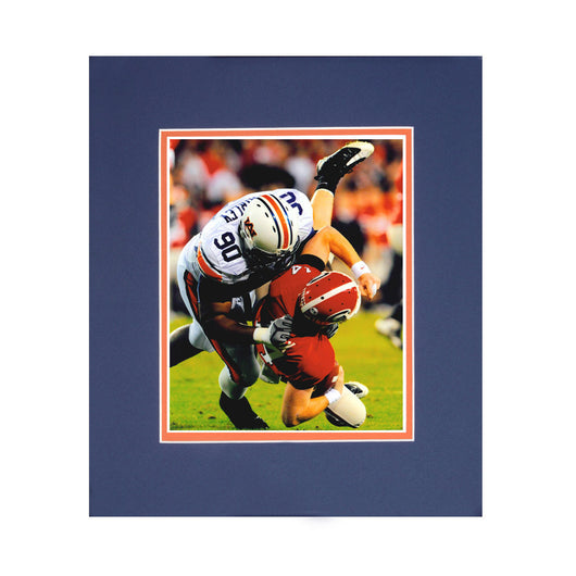 artist nick football helmet Auburn Tigers Nick Fairley Defensive Tackle #90 vs UGA Football Photo – Auburn Art