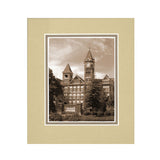 Auburn Landmark Samford Hall Framed Photo in Sepia