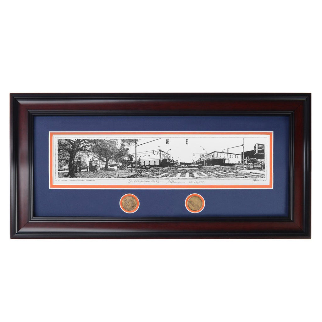 Toomer's Corner Panoramic Sketch – Auburn Art