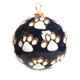 Auburn Paw Navy Cloisonné Ornament