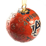 Auburn Tigers Orange Cloisonné Ornament