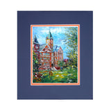 Samford Hall Colorful Quality Framed Print - Originals Available Instore - Limited