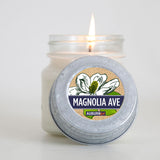 Magnolia Avenue Candle - The Scent of Magnolia and Jasmine
